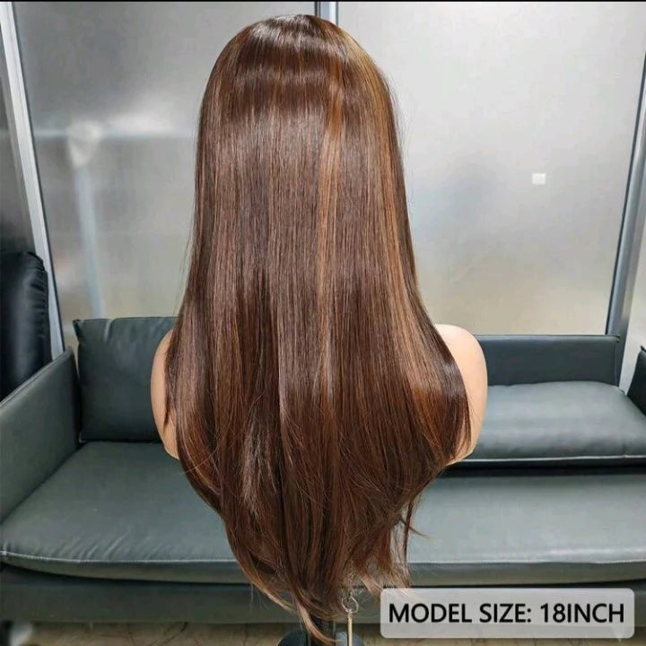 Brown Lace Front 18 inches Wig