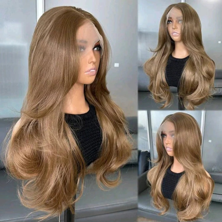 Brown Lace Front 22 inches Wig