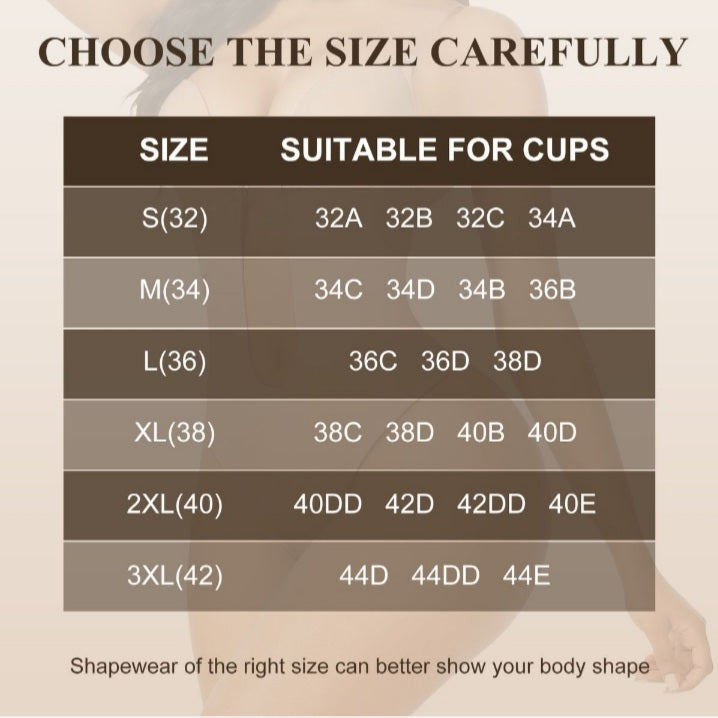 U Plunge Bra Backless Thong Bodysuit-Seamless