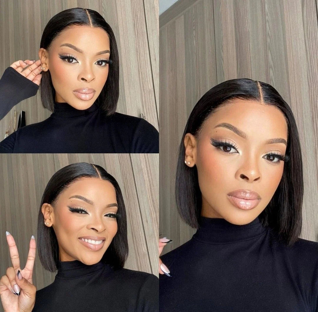 Brazilian Full Frontal 8 inch Short Bob Wig