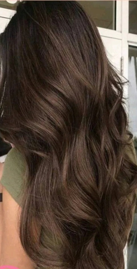 Brown straight clip-in Extensions